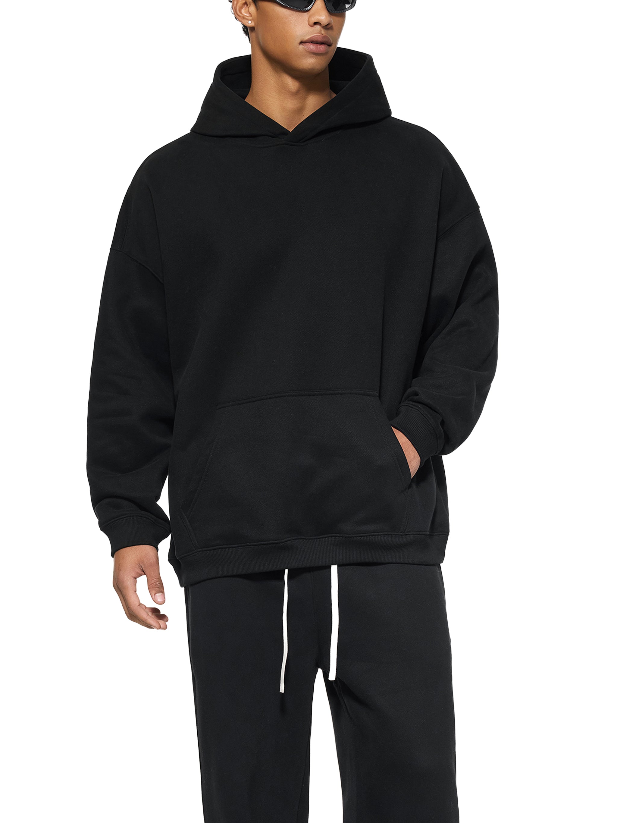 "chew'n n view'n" Oversize Fleeced Hoodie